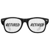 GEREGISTREERDE NOVELTY SUNGLASSEN SHADES RETRO ZONNEBRIL (Voorkant)