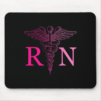 Geregistreerde Nurse Appreciation Pink RN Nursing Muismat
