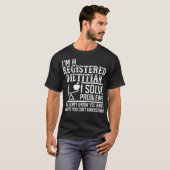 Geregistreerde problemen met diëtitische oplossing t-shirt (Voorkant volledig)