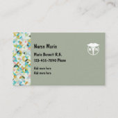 Geregistreerde, stijlvolle zuster-visitekaartjes visitekaartje (Voorkant)