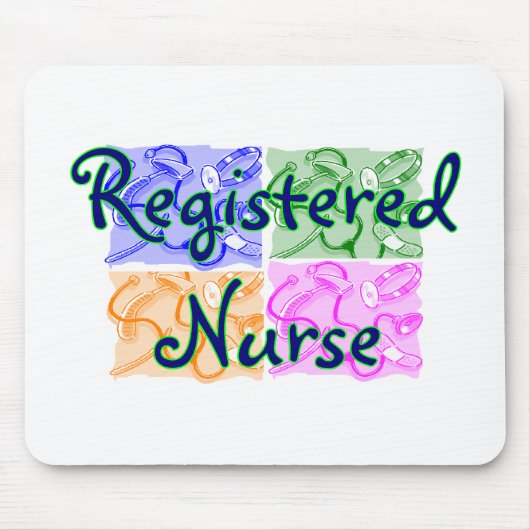 Geregistreerde T-shirts en cadeautjes—unieke artik Muismat (Voorkant)