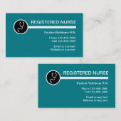 Geregistreerde thuiszorg visitekaartje (Voorkant / Achterkant)