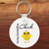 Geregistreerde urse chick v1 sleutelhanger (Voorkant)
