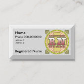 Geregistreerde verpleegkundige aangepaste naam Vis Visitekaartje (Voorkant)