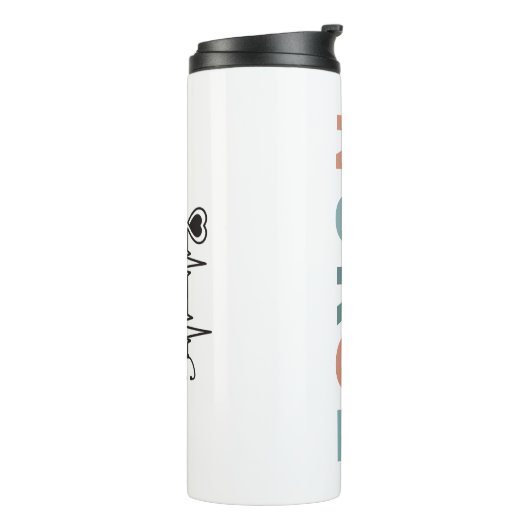 Geregistreerde verpleegkundige, Gepersonaliseerd m Thermosbeker (Gedraaid links)