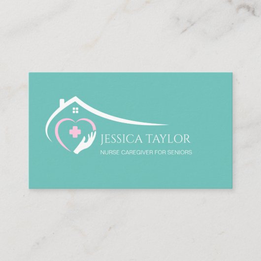 Geregistreerde verpleegkundige Home Zorgverlener O Visitekaartje (Voorkant)