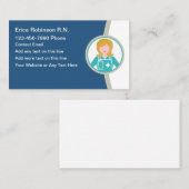 Geregistreerde verpleegkundige Moderne Visitekaart Visitekaartje (Voorkant / Achterkant)