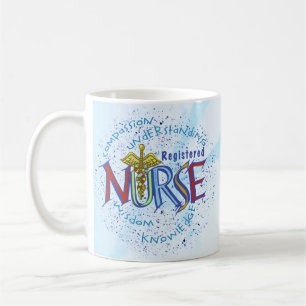 Geregistreerde verpleegkundige Motto Koffiemok