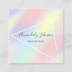 Geregistreerde verpleegkundige Phisican Vierkante Visitekaartje
