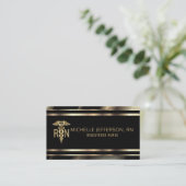 Geregistreerde verpleegkundige Professional in Gol Visitekaartje (Staand voorkant)