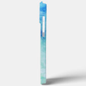 Geregistreerde verpleegkundige RN Aqua Blue Medisc Case-Mate iPhone Case (Achterkant / Links)