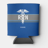 Geregistreerde verpleegkundige RN Simple Blue gepe Blikjeskoeler (Voorkant)