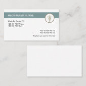 Geregistreerde verpleegkundige visitekaartje (Voorkant / Achterkant)