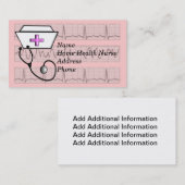 Geregistreerde verpleegkundige Visitekaartjes (Voorkant / Achterkant)