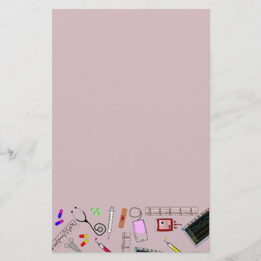 Geregistreerde verpleegmiddelen briefpapier (Voorkant)