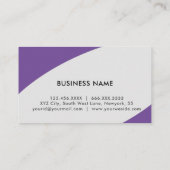 Geregistreerde verpleegminimalistisch met logo visitekaartje (Achterkant)