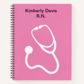 Geregistreerde verpleegmonogram medische notities notitieboek (Voorkant)