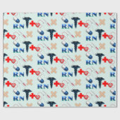 Geregistreerde verpleegster cadeaupapier (Vlak)