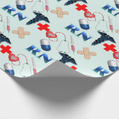 Geregistreerde verpleegster cadeaupapier (Hoek)