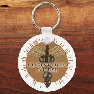 Geregistreerde verpleegster Caduceus Sleutelhanger