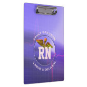Geregistreerde verpleegster | Eigen naam arbeidslo Klembord (Rechts)