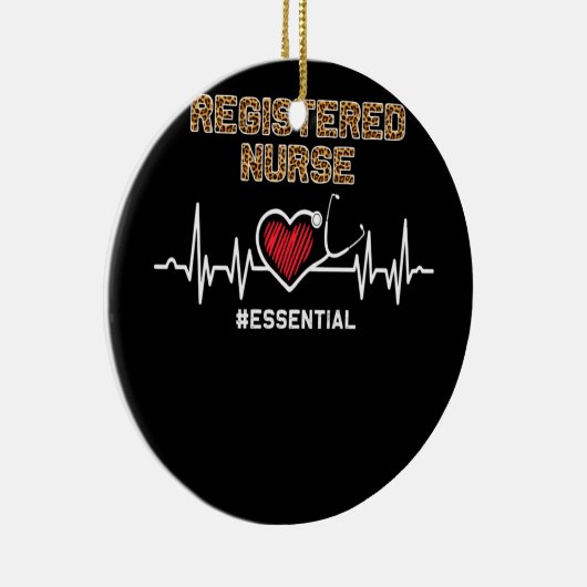 Geregistreerde verpleegster #Essential Stethoscoop Keramisch Ornament (Rechts)