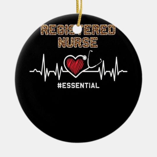 Geregistreerde verpleegster #Essential Stethoscoop Keramisch Ornament (Voorkant)