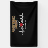 Geregistreerde verpleegster #Essential Stethoscoop Spandoek (Verticaal)