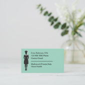 Geregistreerde verpleegster Gemakkelijk te lezen V Visitekaartje (Staand voorkant)
