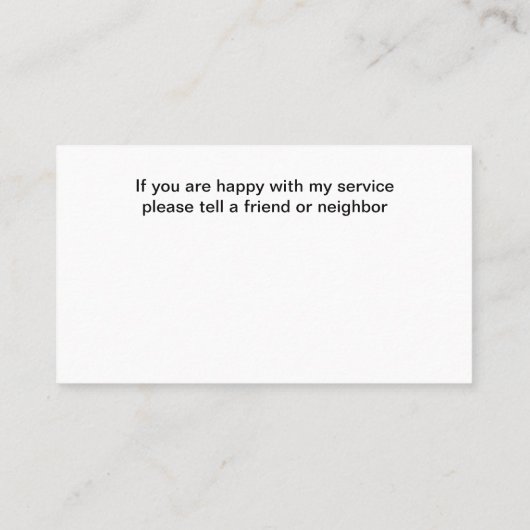 Geregistreerde verpleegster Gemakkelijk te lezen V Visitekaartje (Achterkant)