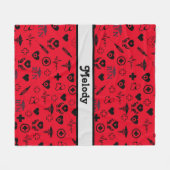 Geregistreerde verpleegster gepersonaliseerd fleece deken (Voorkant (Horizontaal))