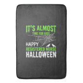 Geregistreerde Verpleegster Halloween Spinnenweb e Badmat (Voorkant Verticaal)
