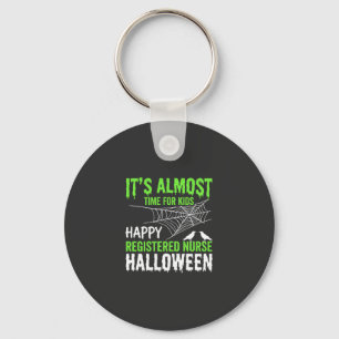 Geregistreerde verpleegster Halloween Spinnenweb e Sleutelhanger