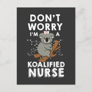 Geregistreerde verpleegster Koala gekwalificeerde  Briefkaart