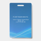 Geregistreerde verpleegster, LPN-foto-ID met Logo Badge (Back)