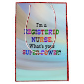 Geregistreerde verpleegster medium cadeauzakje (Voorkant)