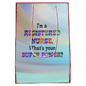 Geregistreerde verpleegster medium cadeauzakje (Achterkant)