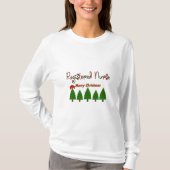 Geregistreerde Verpleegster MERRY CHRISTMAS TREES T-shirt (Voorkant)