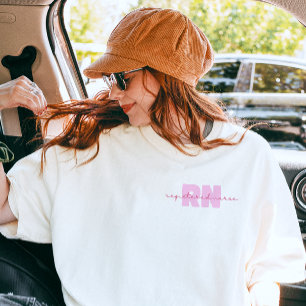 Geregistreerde Verpleegster Minimalistisch Elegant T-shirt