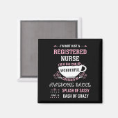 Geregistreerde verpleegster Prachtig Geweldige Sas Magneet (Voorkant / Achterkant)