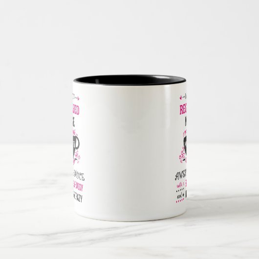 Geregistreerde verpleegster Prachtig Geweldige Sas Tweekleurige Koffiemok (Center)