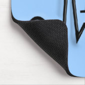 Geregistreerde verpleegster "RN" geeft QRS-ontwerp Muismat (Hoek)