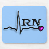 Geregistreerde verpleegster "RN" geeft QRS-ontwerp Muismat (Voorkant)