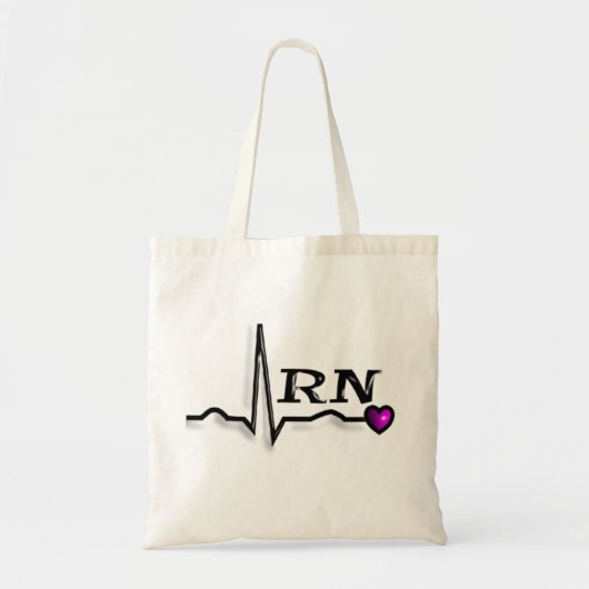 Geregistreerde verpleegster "RN" geeft QRS-ontwerp Tote Bag (Voorkant)