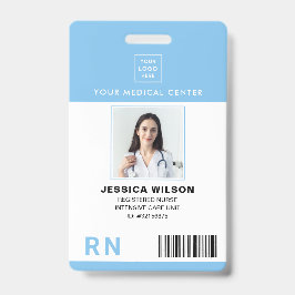 Geregistreerde verpleegster RN Medisch ID Blauwe b Badge