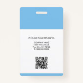 Geregistreerde verpleegster RN Medisch ID Blauwe b Badge (Achterkant)