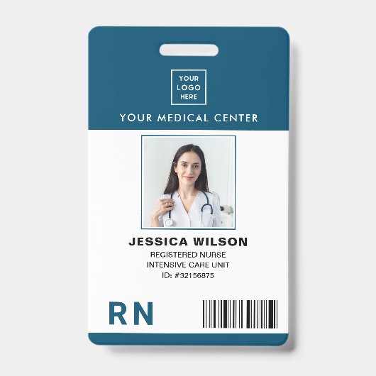 Geregistreerde verpleegster RN Medische ID-badge Badge (Front)