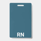 Geregistreerde verpleegster RN werknemer ID-badge Badge (Back)