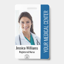 Geregistreerde verpleegster RN werknemer ID Blauw Badge