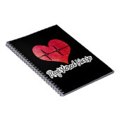 Geregistreerde verpleegster — Rode Waterverf hart Notitieboek (Rechterzijde)